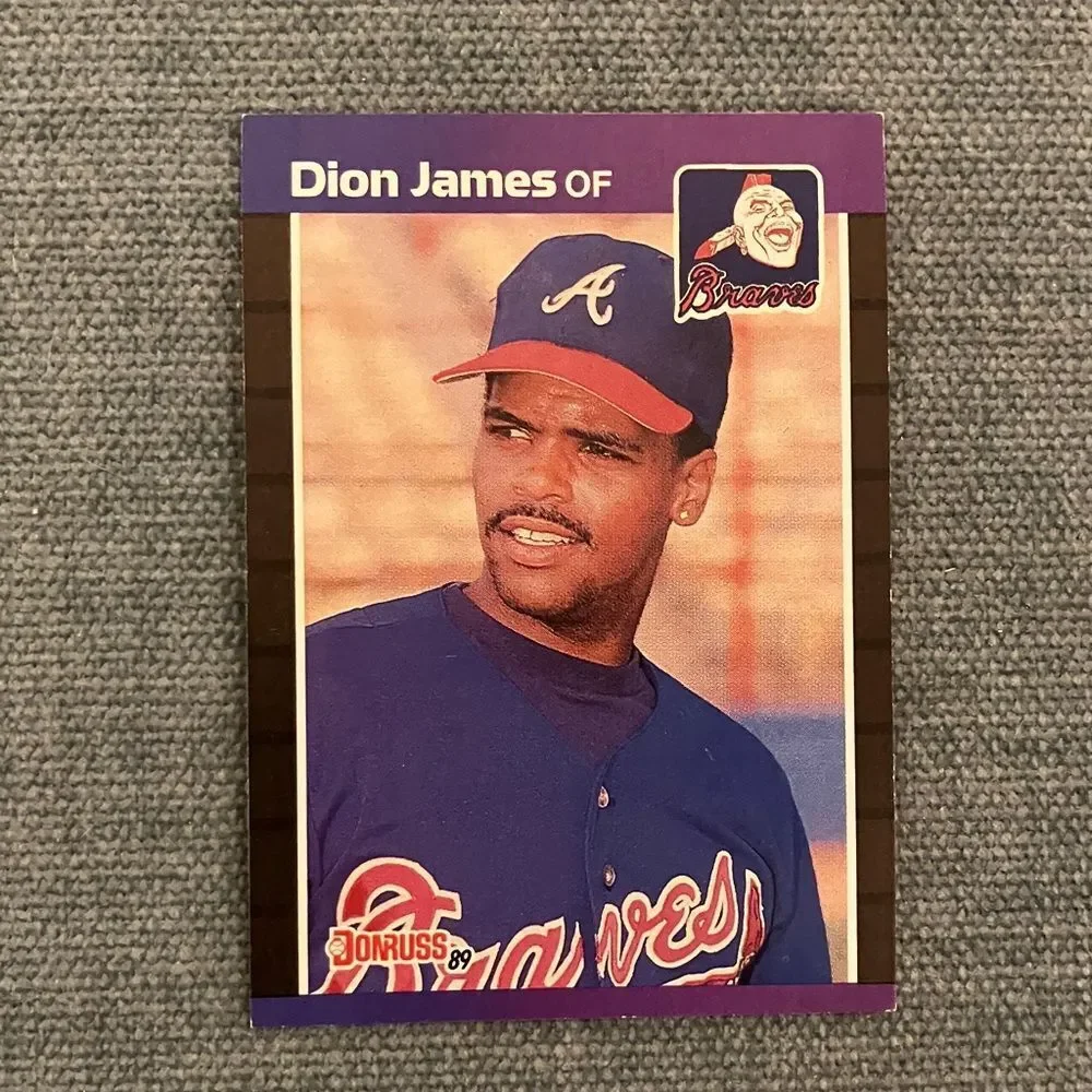 1989 Donruss Atlanta Braves Baseball Card Trading Card